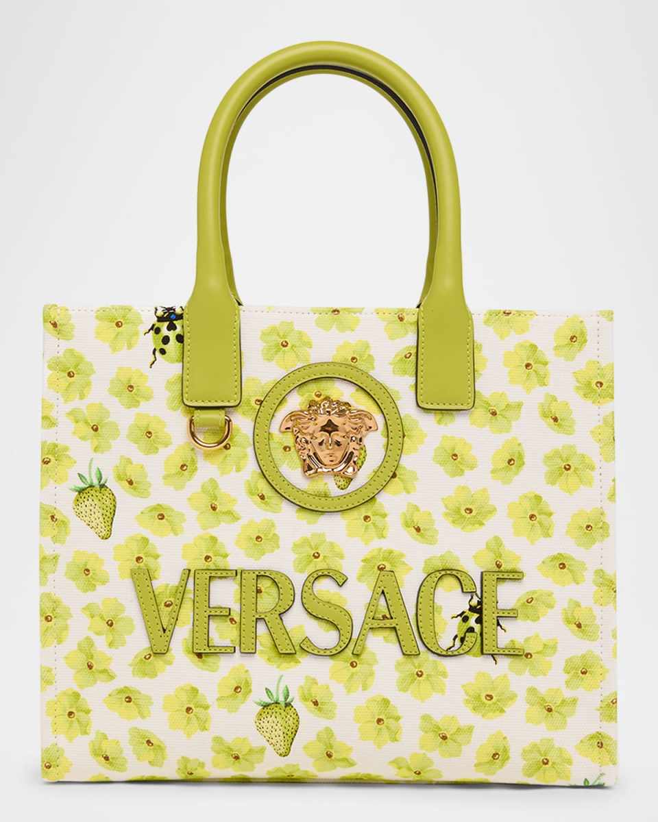 La Medusa Small Flower Insect Canvas Tote Bag